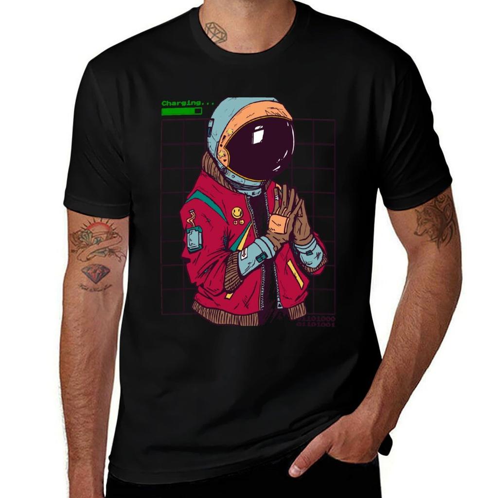 Spaceunisex Vaporwave Urban Cool Style Tshirt Simple Casual Short Sleeve Tee