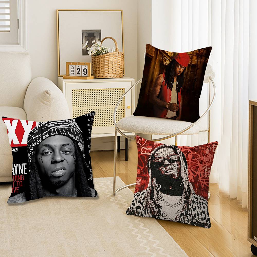 Hip Hop Rapper Lil Wayne Tha Carter Cushion Cover Decorative Pillow Sofa Home Decor Case Pillow Cases