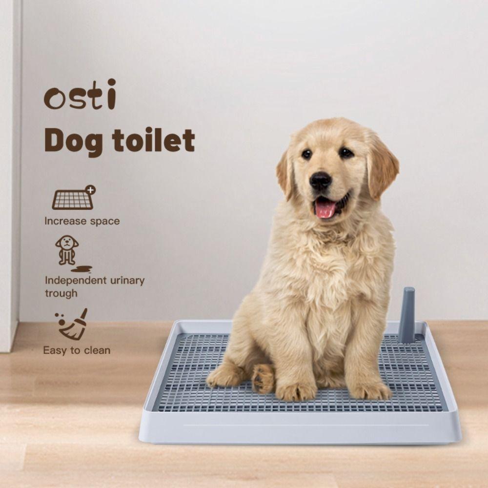 Plastic Portable Pet Toilet Mesh Puppy Urine Tray Indoor Training Dog Potty Pad  Pet Supplies