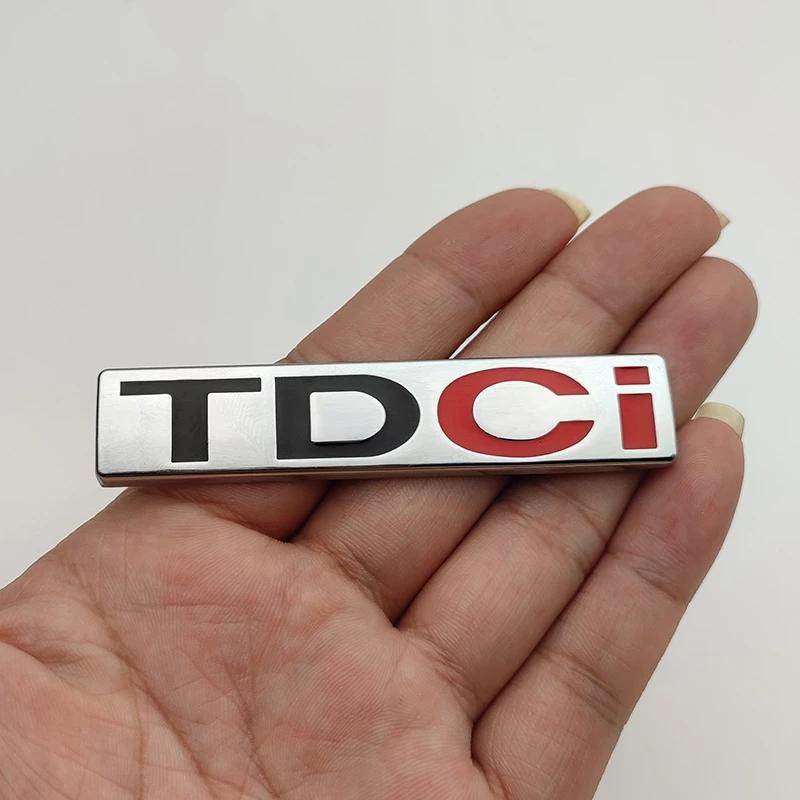 3d Metal Logo TDCI Odznaka Samochód Przedni Grill Emblem Trunk Naklejka Dla Fcous Mondeo C Max Fusion Fiesta TDCI Naklejki Akcesoria