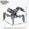 MOOXI MOC Space Wars Movie Robot Soldier Fighter Tank Weapons Battle Scene Models Bricks Building Blocks Figures Toys Kids Gifts