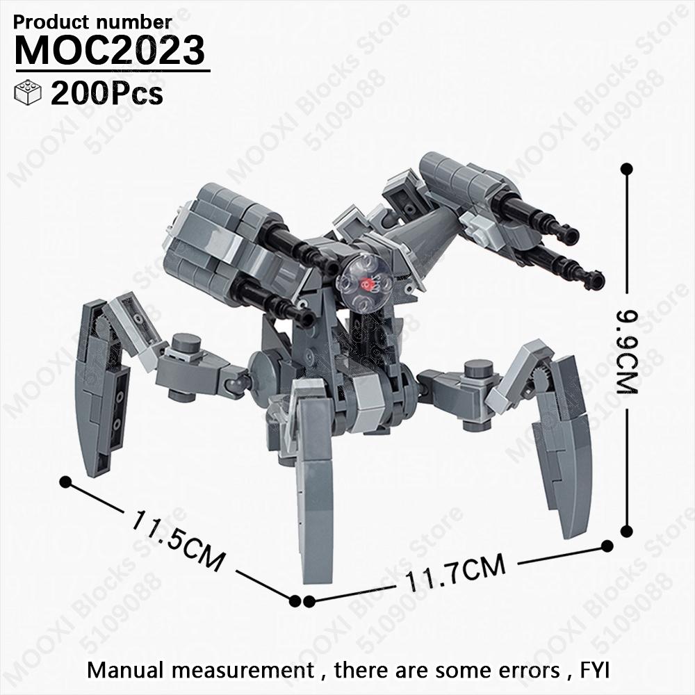 MOOXI MOC Space Wars Movie Robot Soldier Fighter Tank Weapons Battle Scene Models Bricks Building Blocks Figures Toys Kids Gifts
