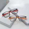 2PCS Reading EyeGlasses for Men TR90 Anti Blue Glasses Computer Reading Glasses with Grade +1.0 - +4.0