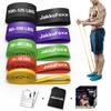 Pull-up Bands, Resistance Bands, Stretch Assist Bands, Portable Exercise Bands for Strength Training, Workout Bands (Multicolor (5-125 Lbs))