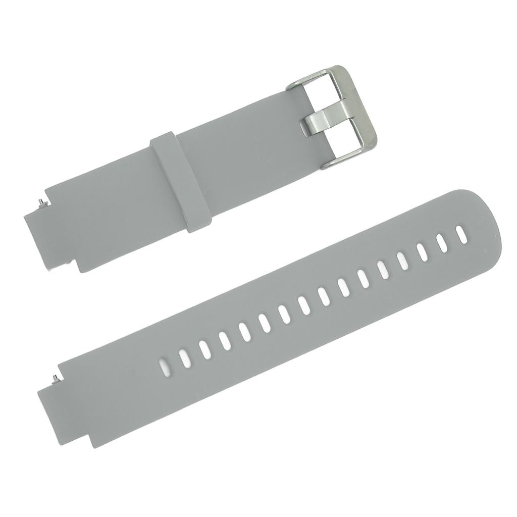Smartwatch Replacement Band Silicone Watch Wrist Strap Single Color for Amazfit Verge 3Gray