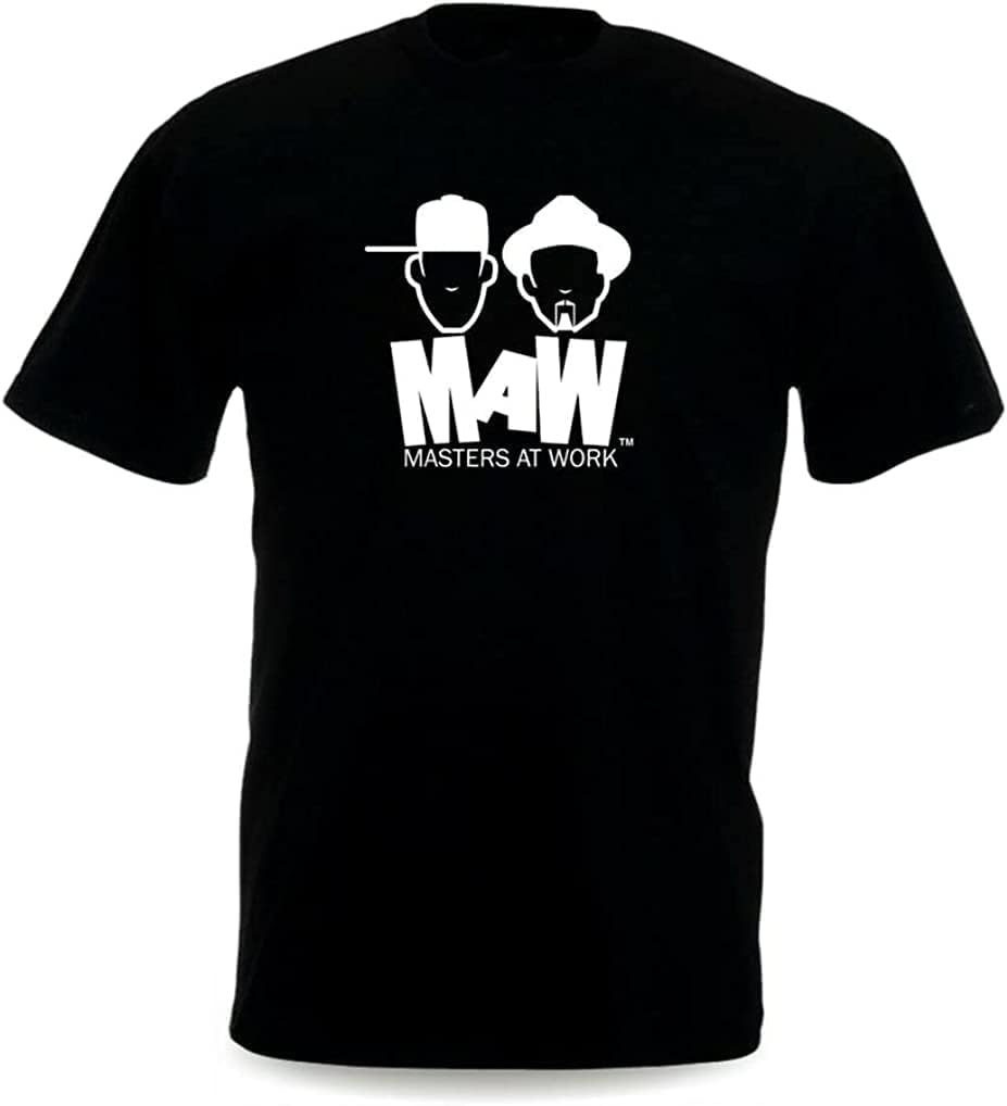 Masters at Work Maw Dance Electronic Garage House T Shirt Black S чёрный