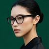 Eyeglass Frames MM5012 001 Black Round Horn-rimmed Glasses for Women and Men Daily Fashion
