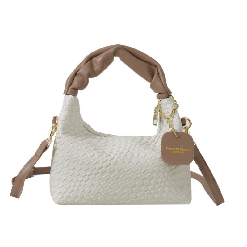 Bags Women's autumn and winter fashion weaving solid color texture casual commuting shoulder messenger bag