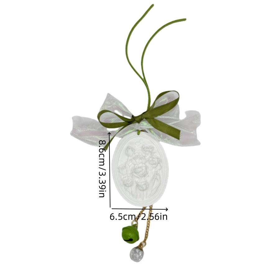 

1 шт. Автомобильная подвеска с ароматом розы, украшение для подвешивания, ароматическая гипсовая подвеска для шкафа в спальне, диффузорный камень, подвесное украшение, свадебный подарок