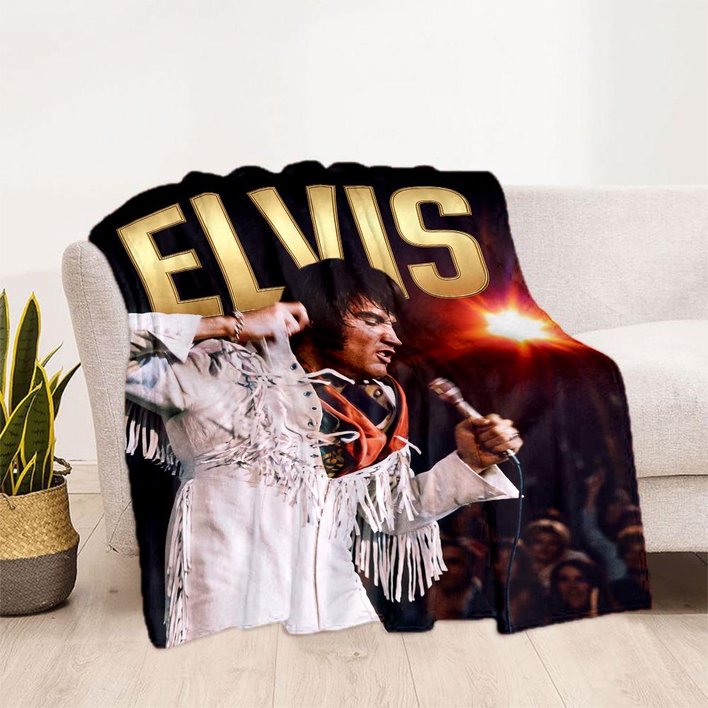 Elvis Presley Performance Blanket Ultra-Soft Suitable for Seaside Picnics Sofa for All Occasions Modern Best Holiday Gift for Friends Family