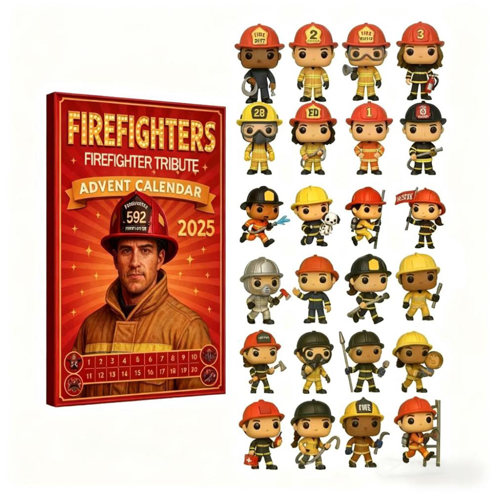 

Адвент-календарь 24 дня Календарь обратного отсчета с музыкальными коллекционными фигурками, Адвент-календарь One Size