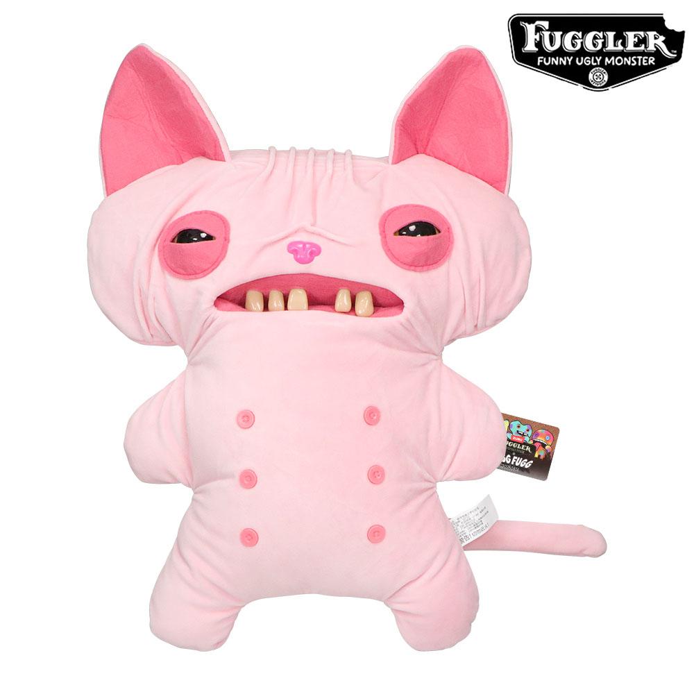 47cm Funny Ugly Teeth Monster Plush Toy Kawaii Soft Pillow Doll Gift Hairless Cat Style