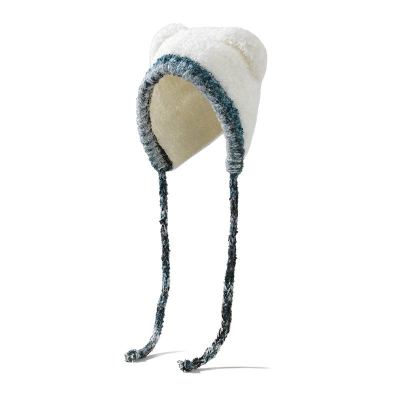 Fashion Outdoor Woman Cute Cat Ear Knit Hat