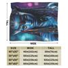 Avatars Blue Na'vi Neytiri Poster Bedding Throws Soft Comfy Blanket For Couch Chair Plane Travel Flannel Bedspread Bed Cover