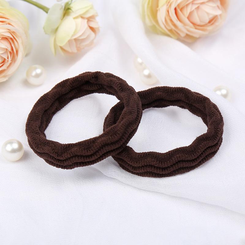 20 Pièces/Lot Couleur Unie Élastiques à Cheveux de Haute Qualité Sans Couture Simples Fille Femmes Bandeaux Accessoires Cheveux Chouchous