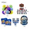Roblox Birth Date Celebration Decorations Supplie Party Celebration Disposable banner pennant Tablecloth Cup Board paper Infant Shower collection