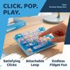 Cute Design Decompression Button Toy 26-Key Keyboard Keychain Mini Keyboard Pendant  Children's Bag