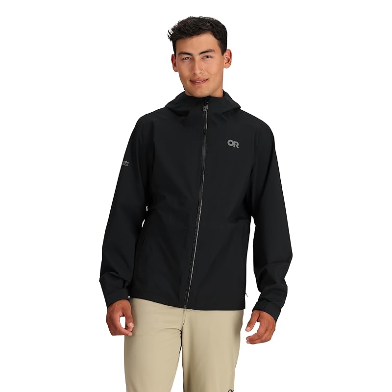 

[Outdoor Research] men s stratoburst stretch rain jacket 19846011 black S