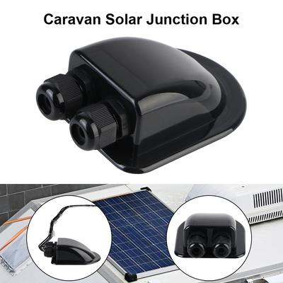 Doppelloch-Dachdrahteinführung Caravan Solar Auto Anschlussdose RV Yacht Caravan Zubehör Kabelsteckerhalter Kabeleinführung Verschraubungsdose