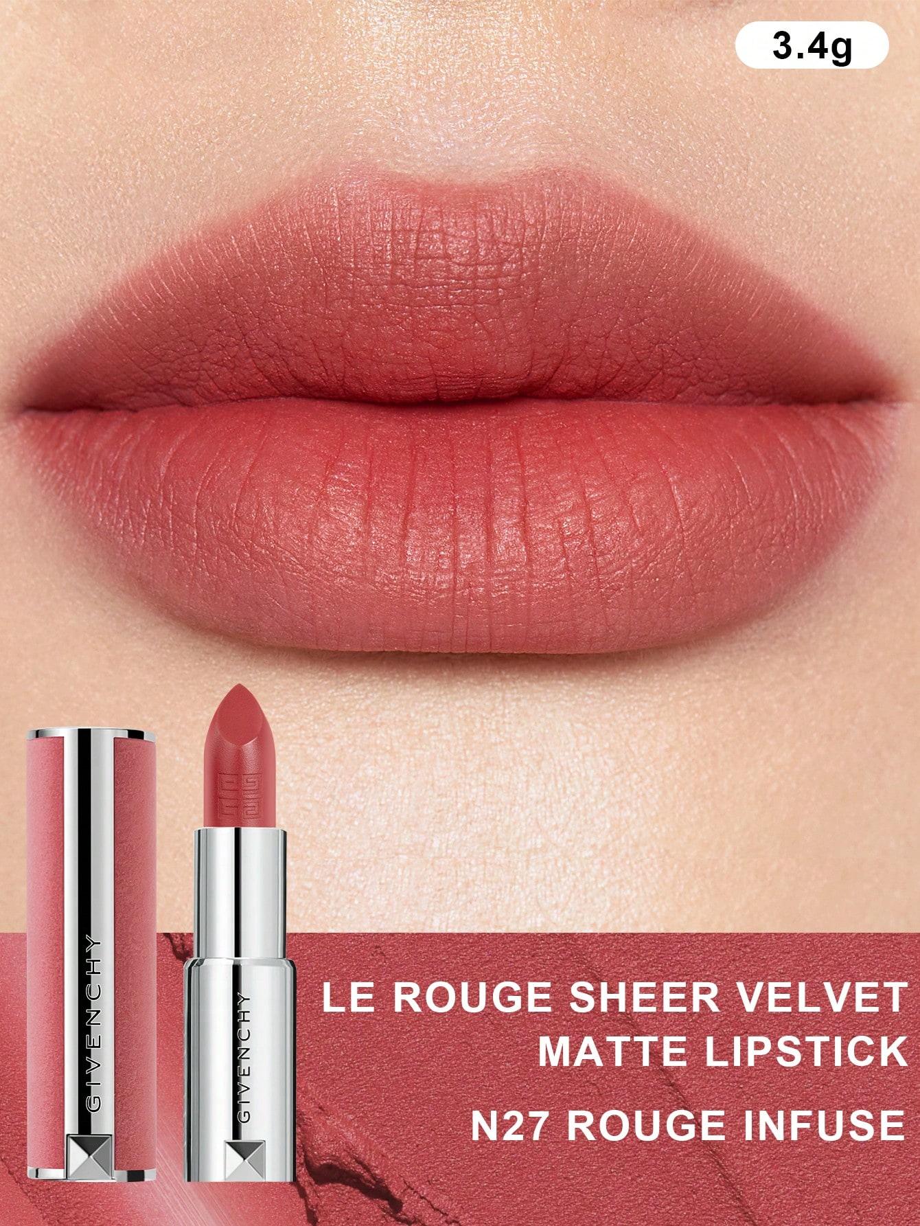 

Givenchy Le Rouge Sheer Velvet | Матовый с эффектом размытия #N27, 3.4г #N27