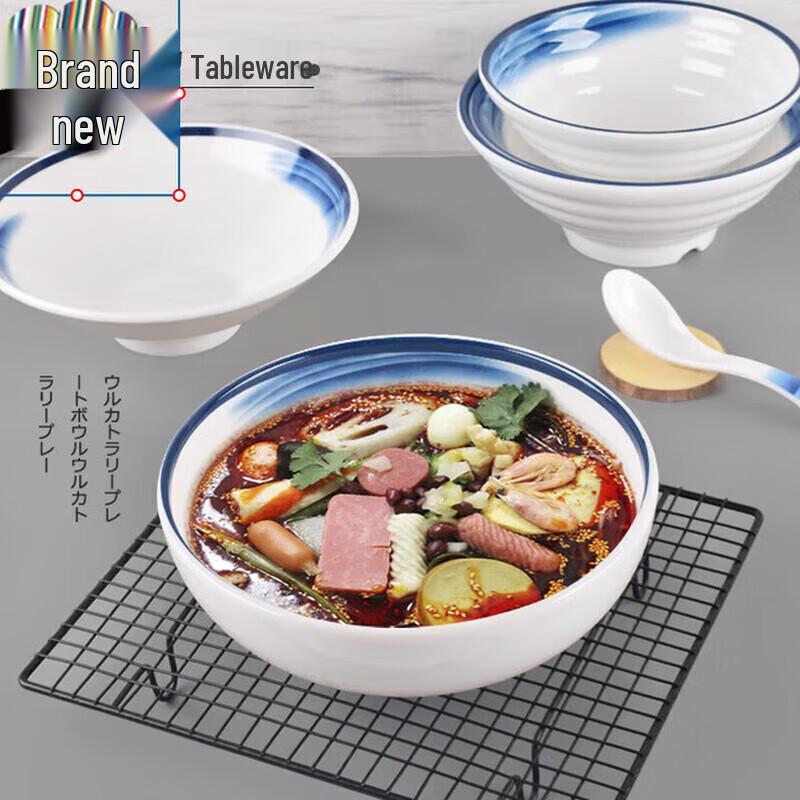 Huihuang Melamine Imitation Porcelain Noodle Bowl