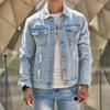 Herfst/Lente Heren Denim Losse Casual Streetwear Jas