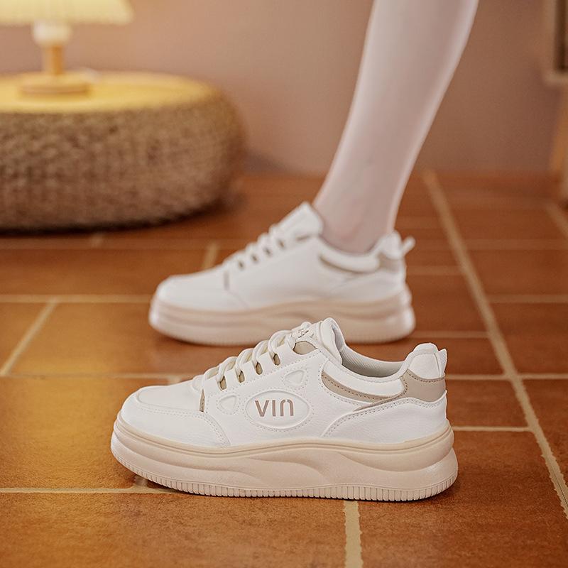 

2025 autumn white shoes new Korean version ins female students platform sports board shoes casual shoes tide XM-SH111 40