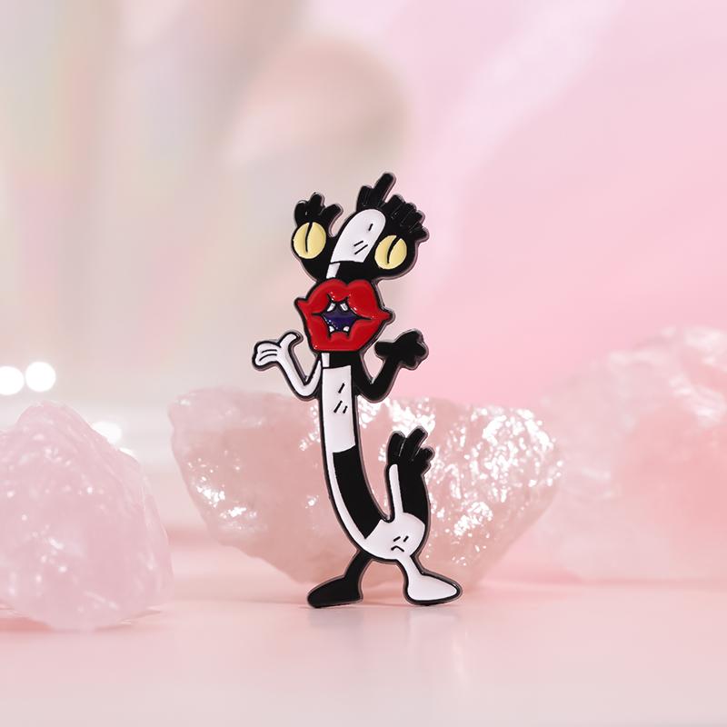 Cartoon Anime Characters Enamel Pins Custom Brooches Lapel Badges Animal Jewelry Gift for Kids Friends