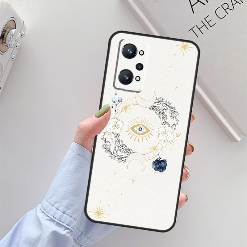 Evil Eye Hamsa For Realme C61 C75 C55 C51 C21Y C25S C67 C53 13 12 10 11 14 Pro Plus GT 6T 6 5 GT7 Pro Case