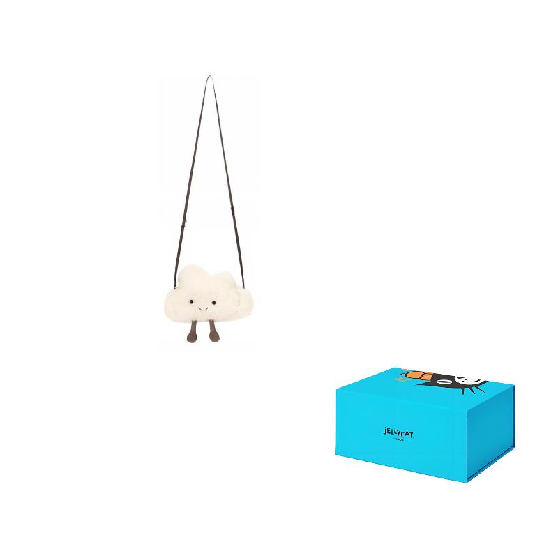 JELLYCAT Fun Items Series Happy Cloud Satchel Doll Plush Figure 20cm high