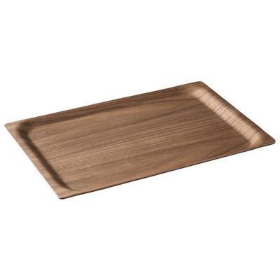 SCS Tray 415x265mm Walnut Coffee Processed Wooden Tray 27654 Non-slip