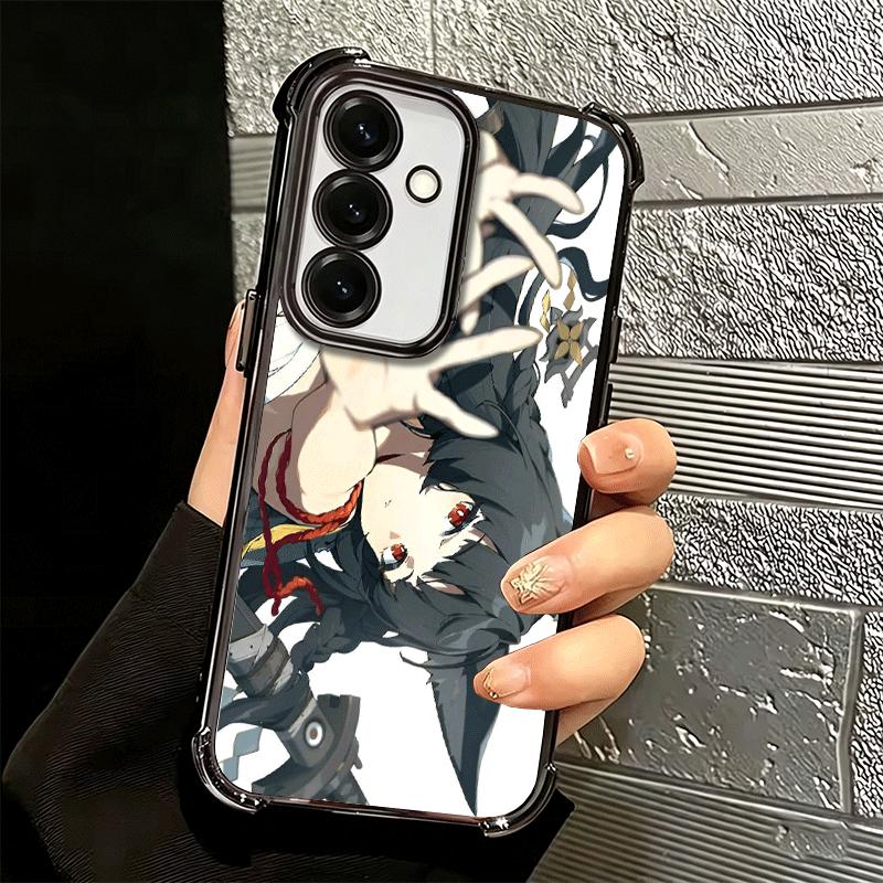 Zenless Zone Zero Hoshimi Miyabi Plating Phone Case For Samsung A17 A07 A37 A57 A16 A56 A15 A55 A14 A54 A13 A53 A26 A36 A25 A35