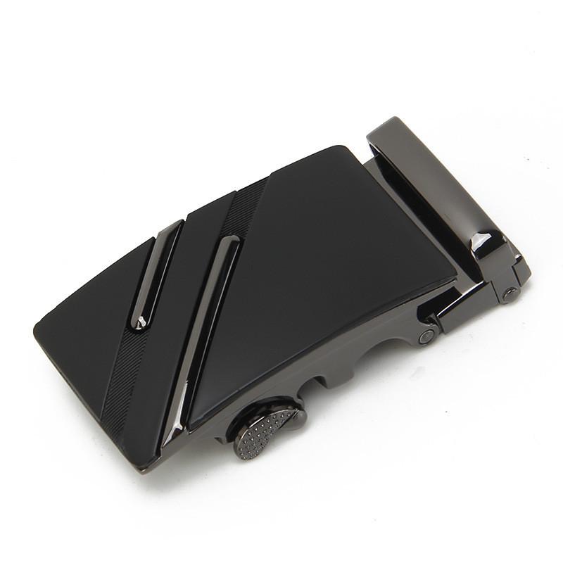 Mens Fashionable 35cm Automatic Buckle Waist Belt Durable Metal Design For Business Casual Or