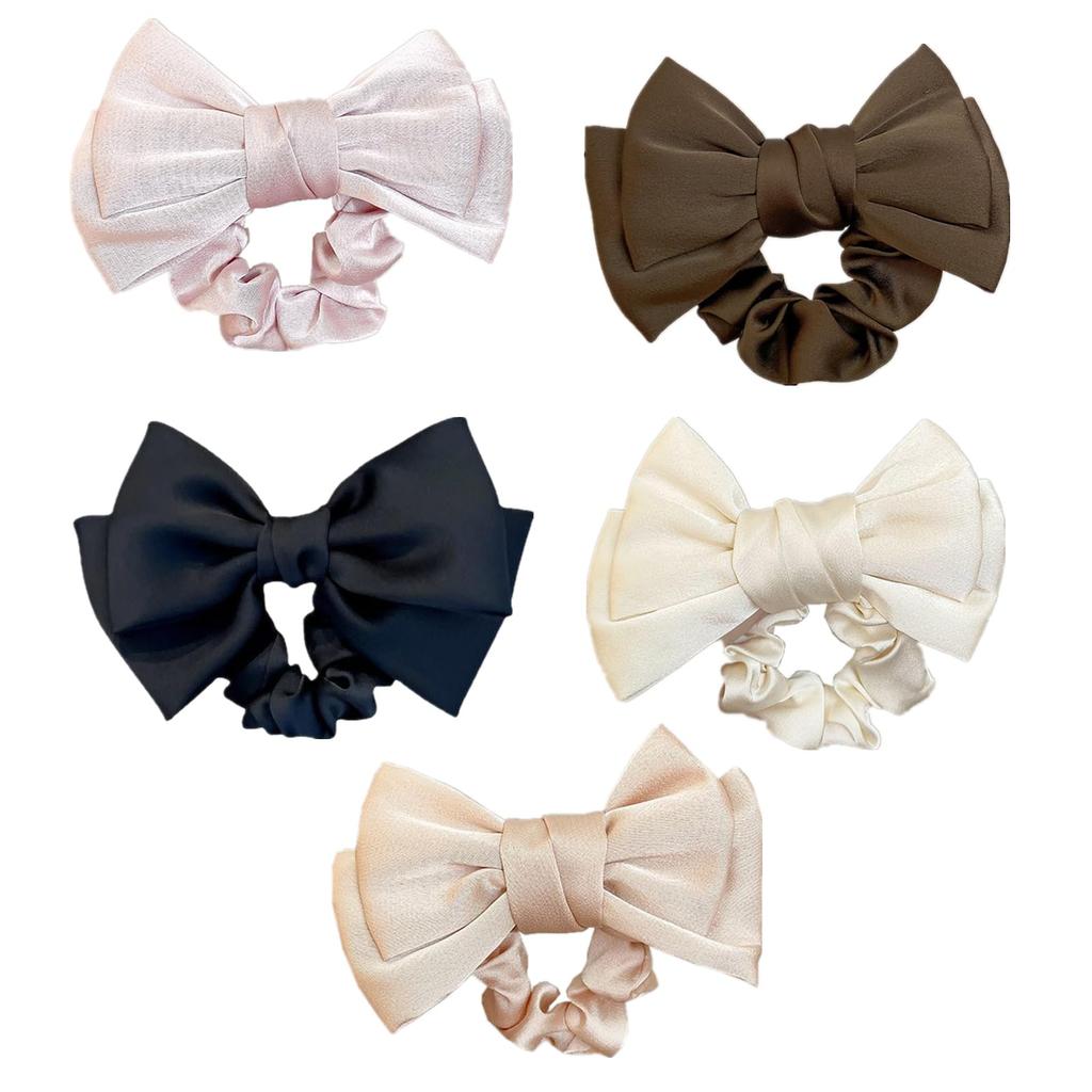 Langzu Ribbon Scrunchie Hair Hair Hair Set of Parent and Child Hair Hair Korean Perfect for Entrance and Graduation Ceremonies and Ash Ties,