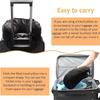 2 In 1 Travel Pillow U Shaped Neck Support and Fluffy Fillable Pillowcase Portable with Carrying Bag for Car Plane Train Camping