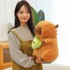 Avocado Capybara Plush Toy Children's Sleeping Pillow Scratching Doll Machine Rings Gifts Home Decorations