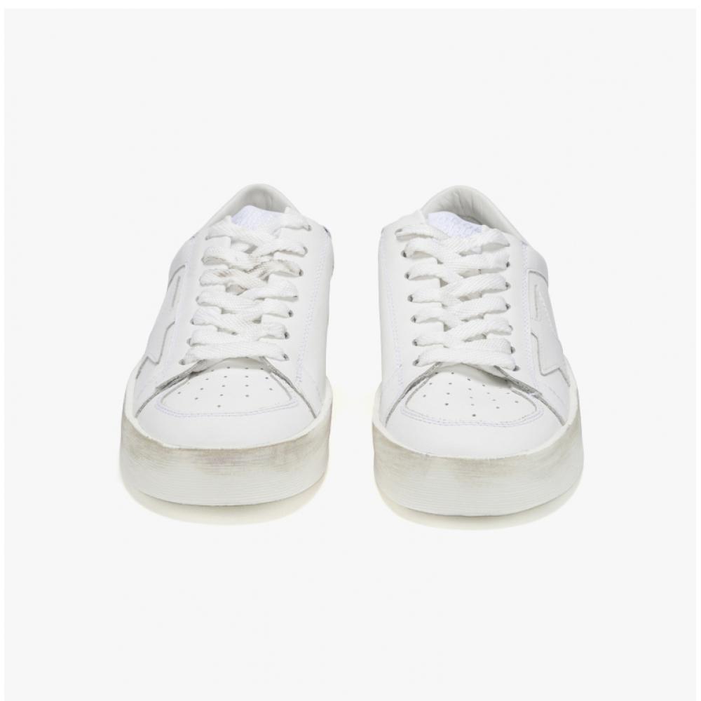 Golden Goose Gwf00128 F000566 10100 Gwf00128.F000566.10100 Baskets Stardan en cuir blanc