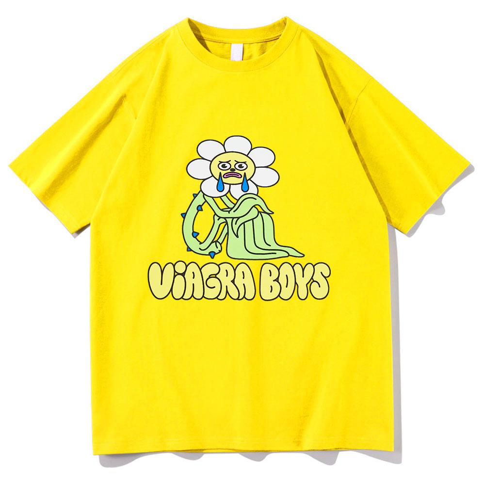 

2025 Infinite Anxiety Tour T Shirt Viagra Boys Fashion Retro UnisexWomen Clothing Harajuku Clothes Summer Cotton Graphic T Shirts 4XL