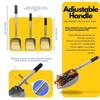 Metal Fireplace Ash Shovel Hollow Out Wood Stove Ash Sifter Iron Coal Shovel Fire Pit Tools for Fireplaces Outdoor BBQ Grills
