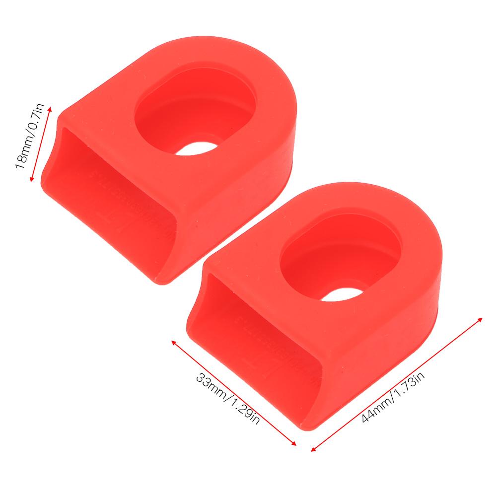 5 Pair   Silicone Mountain Bike Crank Cover Road   Crankset Protective Case Cycling Accessory