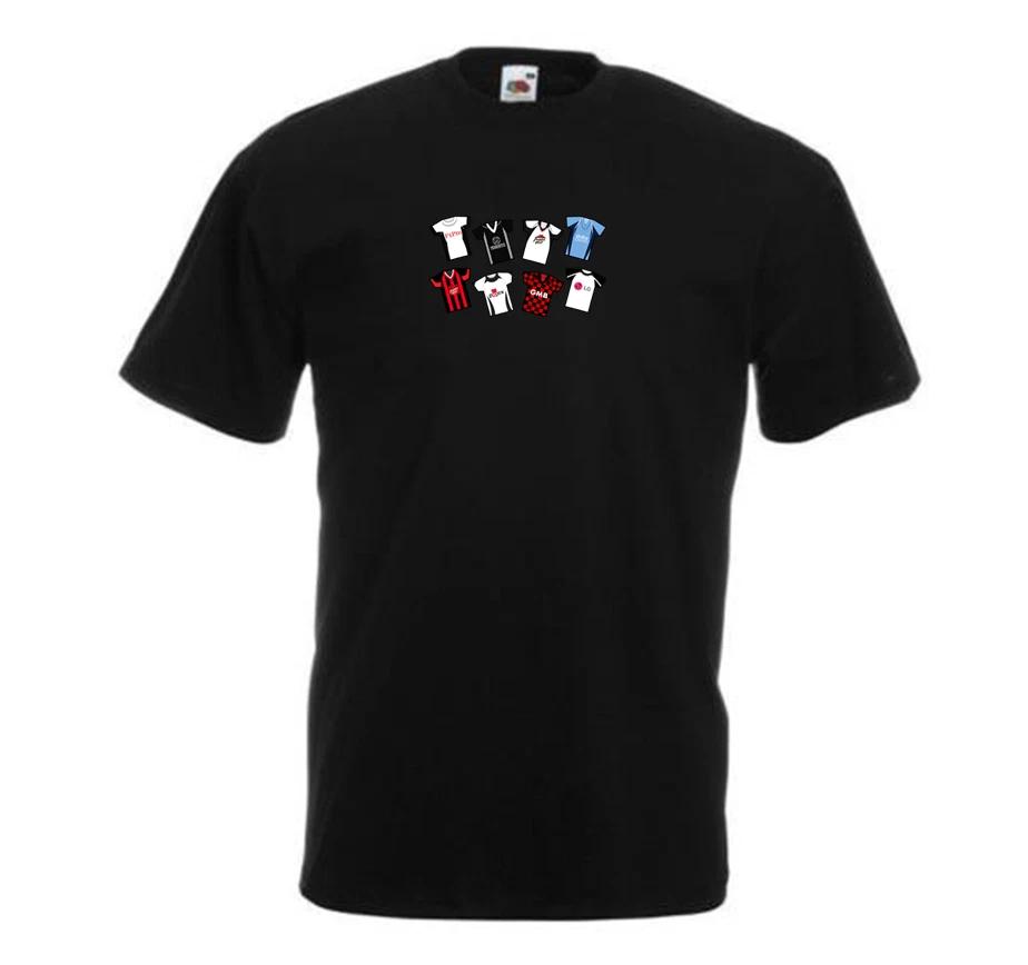 Fulham Retro Kits Black T-Shirt Adult tshirt Great Gift Classic Kits S