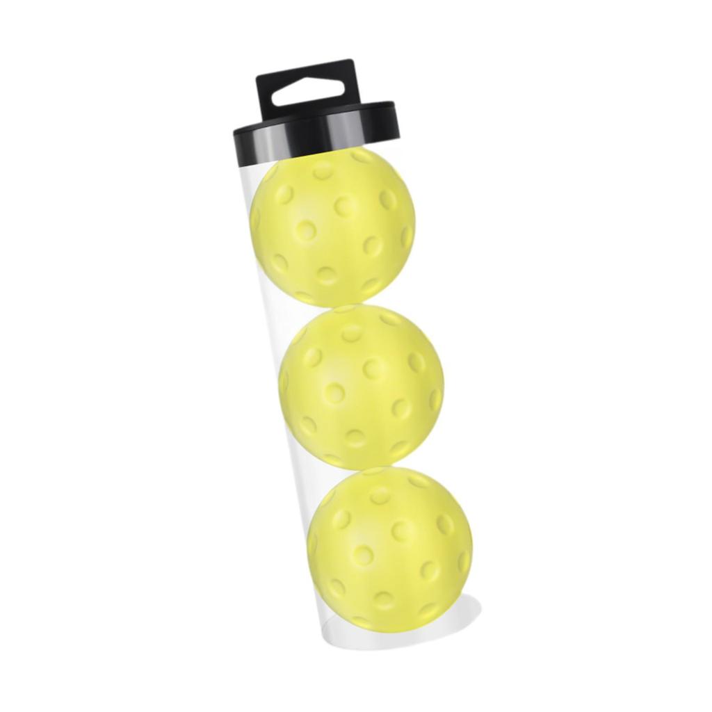 3Pcs Foam Pickleball Balls Sturdy Professional Home Soft Noise Reducing 74mm
