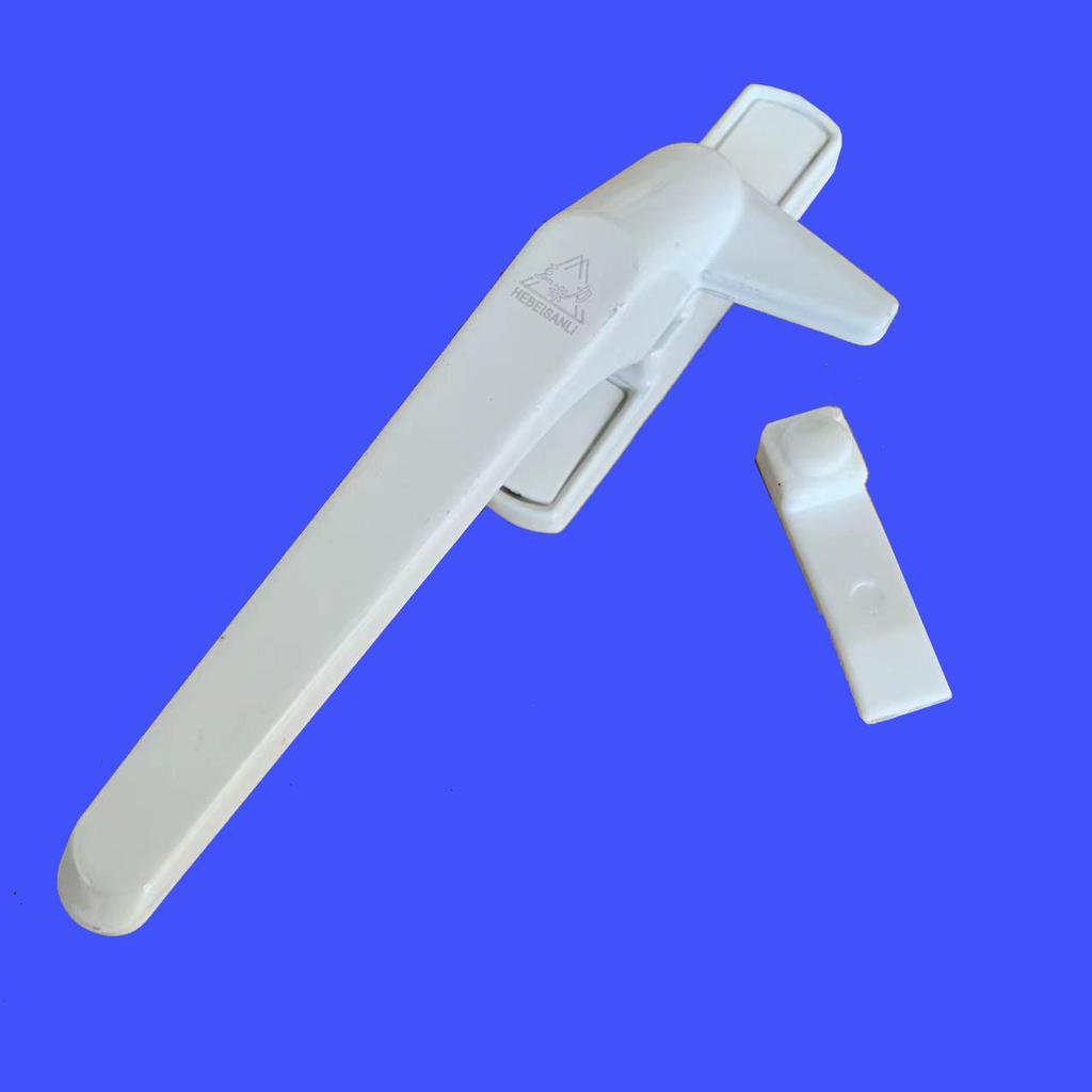 Verstärkter UPVC-Dreh-Kipp-Tür- und Fenstergriff in L-Form mit Schloss