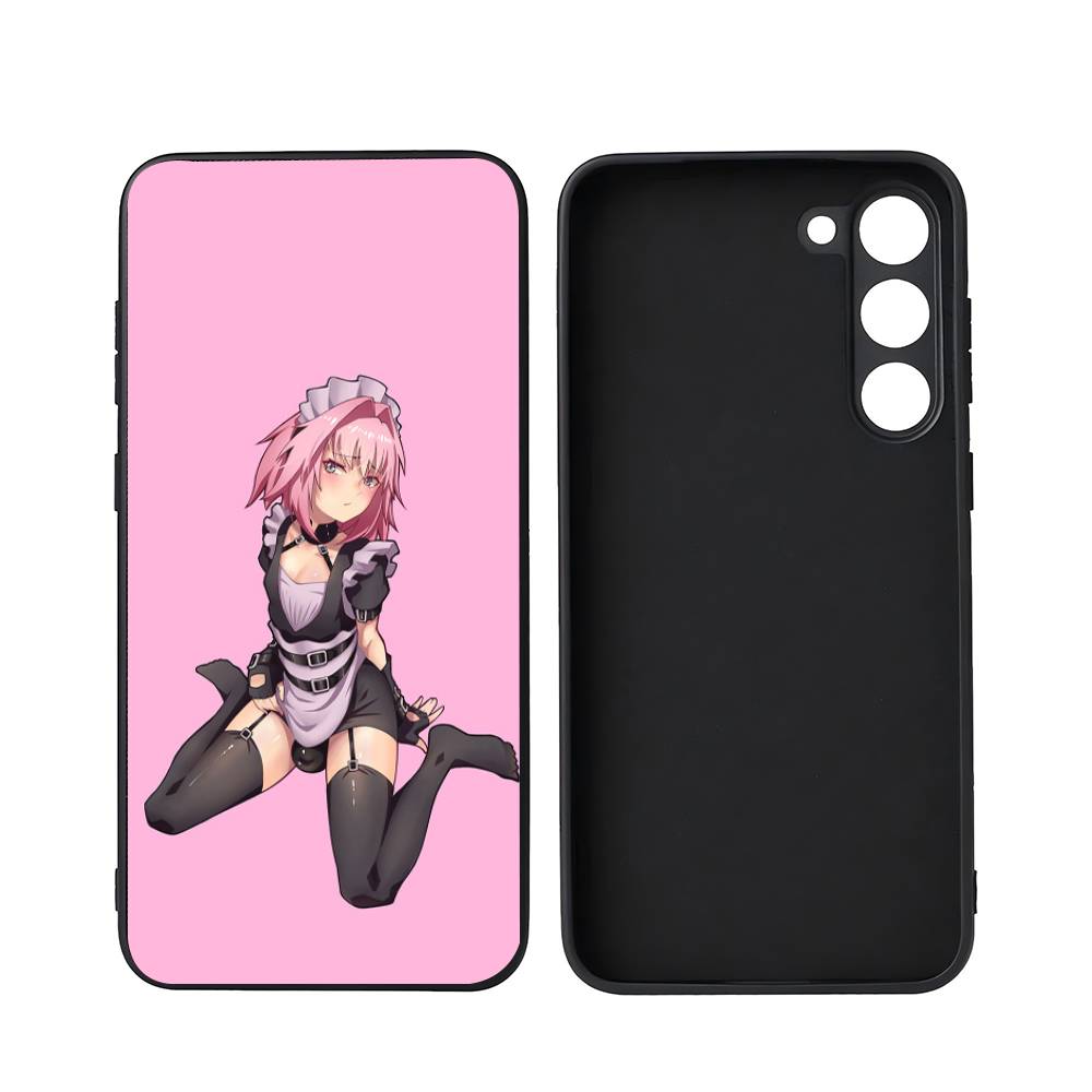 Astolfo For Samsung Galaxy S25 S24 S23 Ultra S22 S21 Plus S20 Black Soft Silicone Protective Case