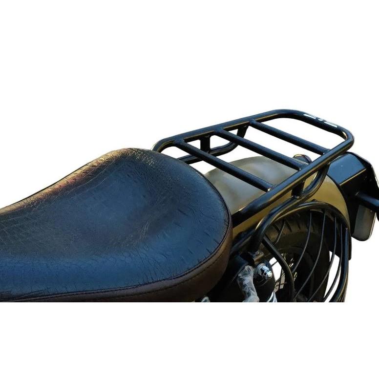 Black "LUGGAGE REAR RACK, Fit For Royal Enfield Classic 350