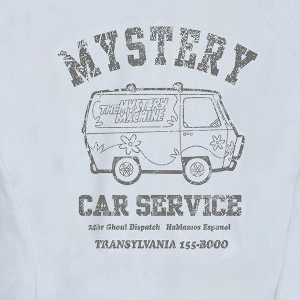 Scooby Doo Mens Mystery Car Service Sweatshirt