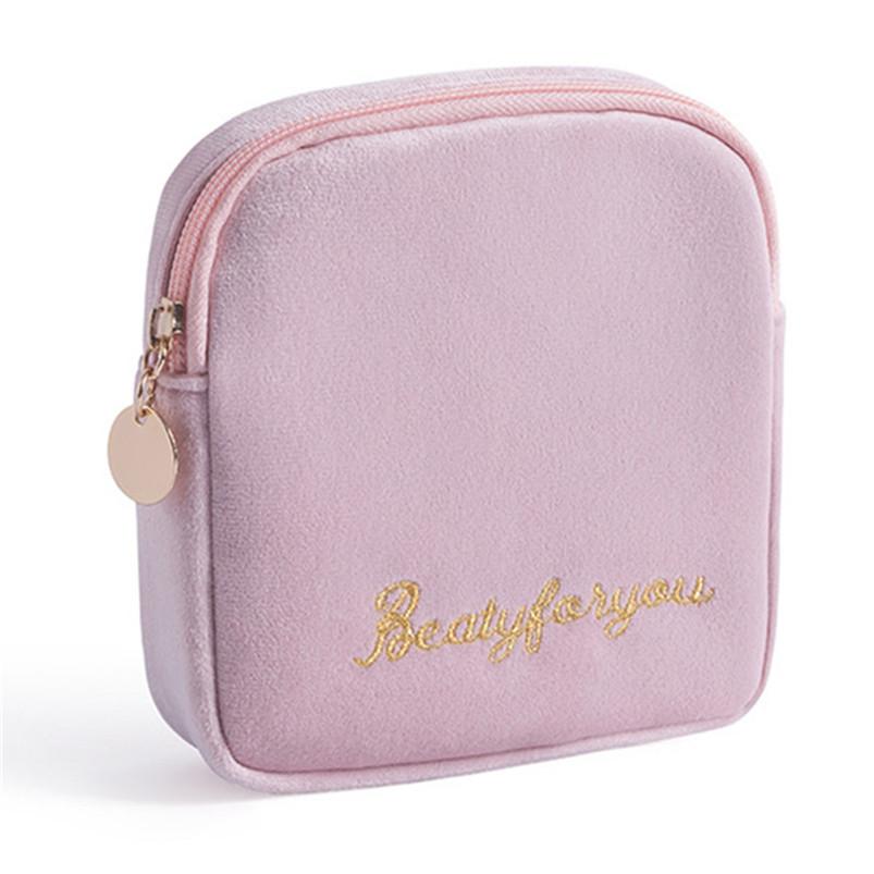 Travel Nursing Pad Holder Sanitary Napkin Storage Bag Credit Card Key Coin Purse Organizer