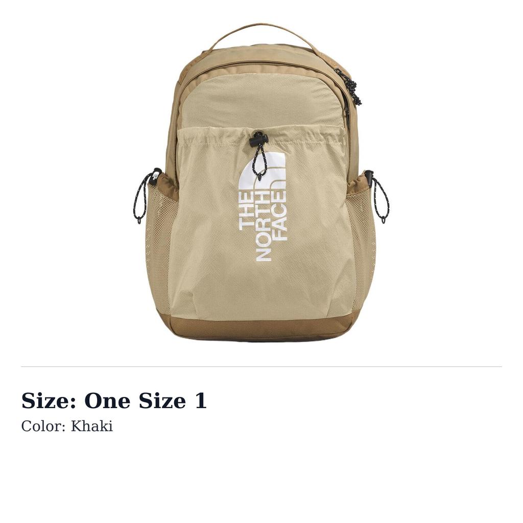 THE NORTH FACE 19L Backpack Outdoor Bag Recycled Polyester Khaki Men's NF0A52TBOK1