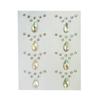 Face Gems Stickers for Photoshoots Easy To Apply and Remove Crystals Decals Self Adhesive Face Rhinestones Pearls