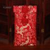 Faux Silk Red Envelope Chinese Wedding Red Pocket Lucky Money Hongbao Card Cash Envelope with Chinese Knot for New Year Spring Festival Wedding